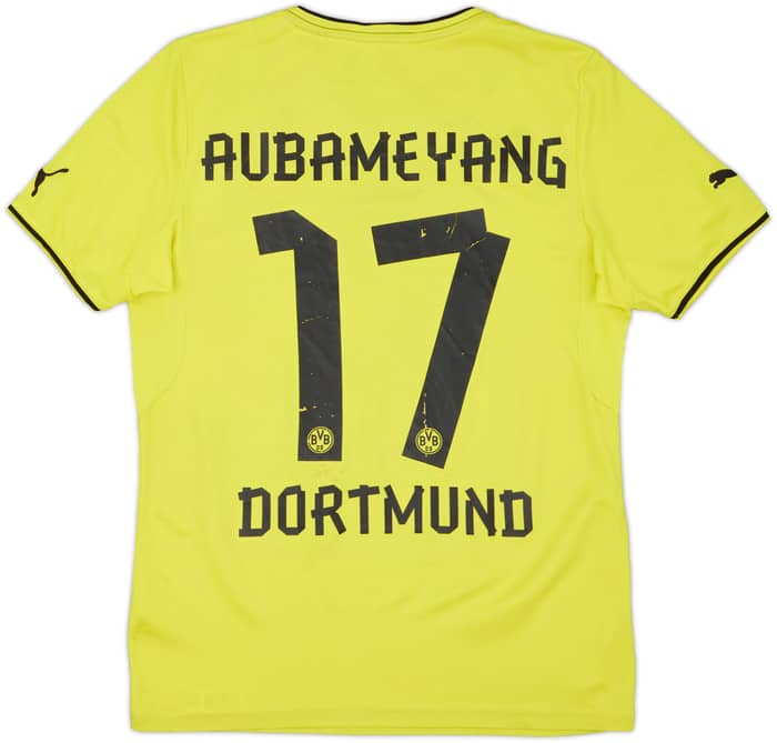 2013-14 Dortmund CL Home Shirt Aubameyang #17 - 5/10 - (S)