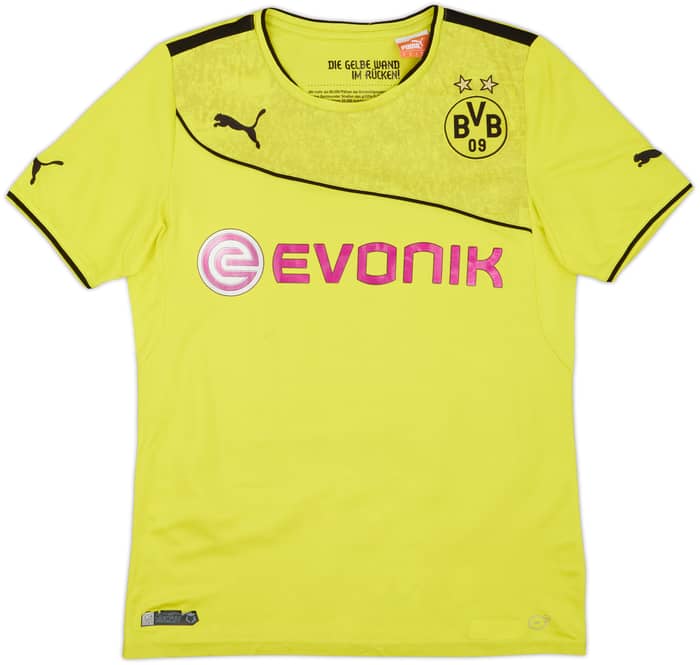 2013-14 Dortmund CL Home Shirt Aubameyang #17 - 5/10 - (S)