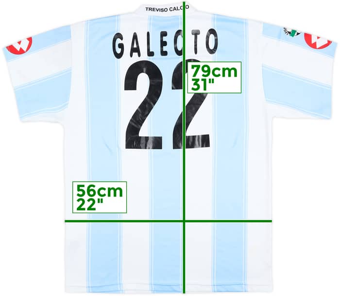 2003-04 Treviso Match Issue Home Shirt Galeoto #22
