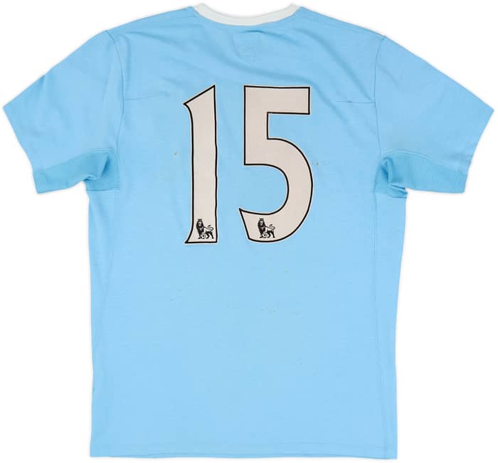 2009-10 Manchester City Home Shirt #15 - 5/10 - (M)
