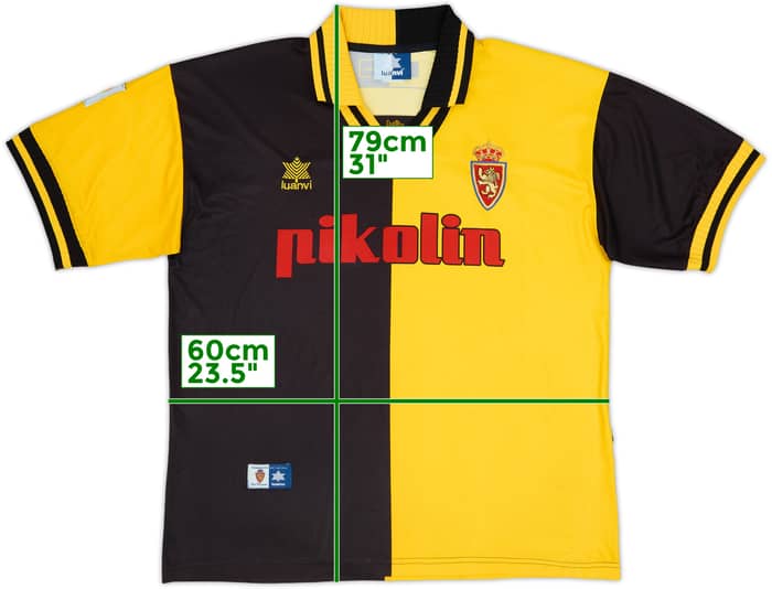 1999-01 Real Zaragoza Away Shirt - 8/10 - (XL)