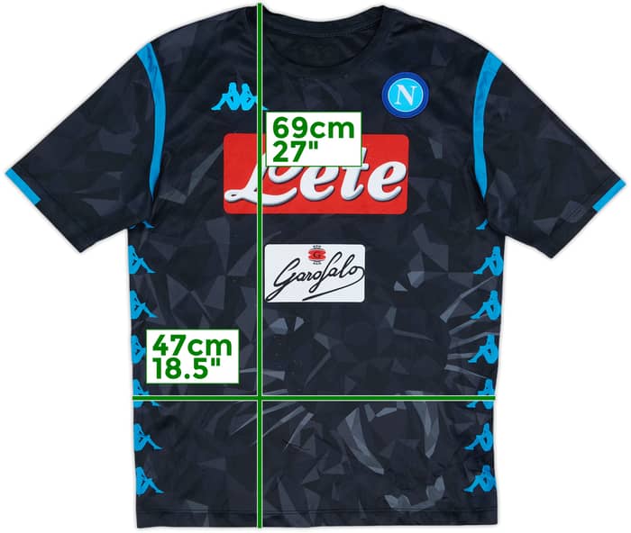 2018-19 Napoli Away Shirt - 8/10 - (S)