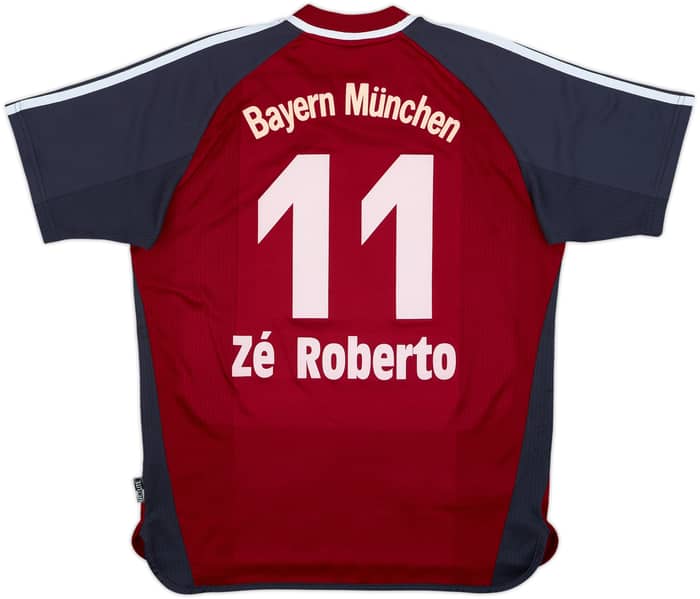2001-02 Bayern Munich Home Shirt Ze Roberto #11 - 8/10 - (XL.Boys)