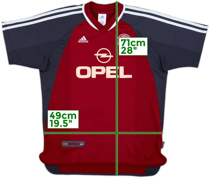 2001-02 Bayern Munich Home Shirt Ze Roberto #11 - 8/10 - (XL.Boys)