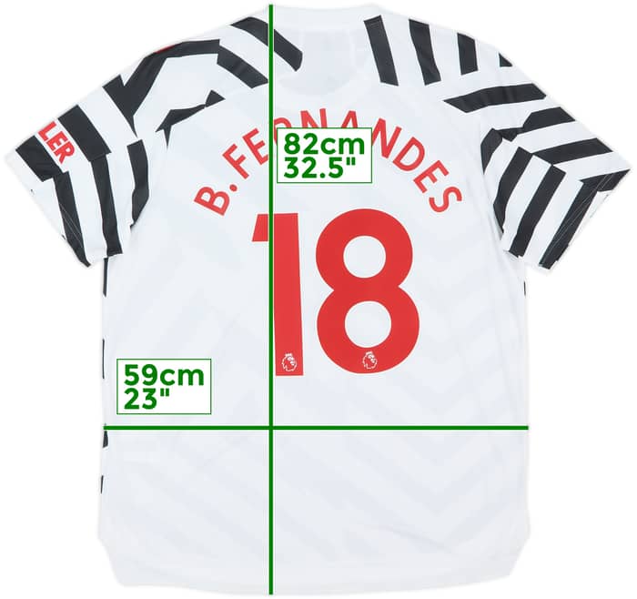 2020-21 Manchester United Authentic Third Shirt B.Fernandes #18 (XL)