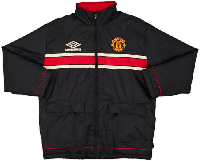 1998-99 Manchester United Umbro Padded Bench Coat - 6/10 - (M)