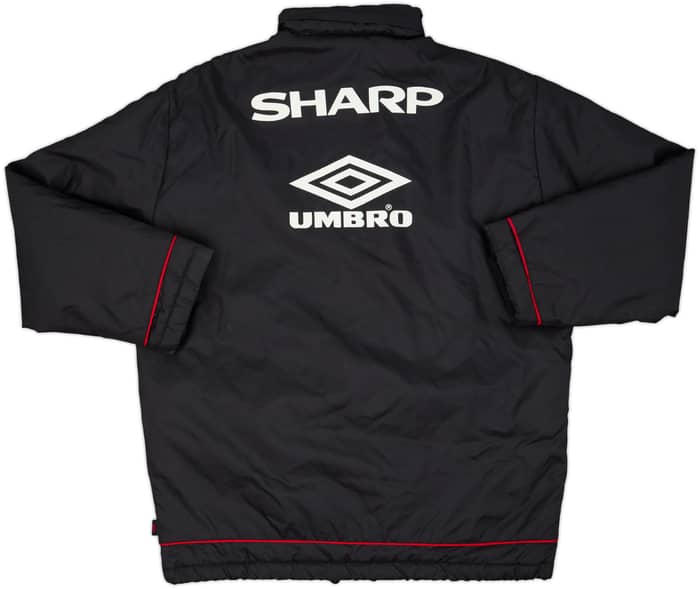1998-99 Manchester United Umbro Padded Bench Coat - 6/10 - (M)