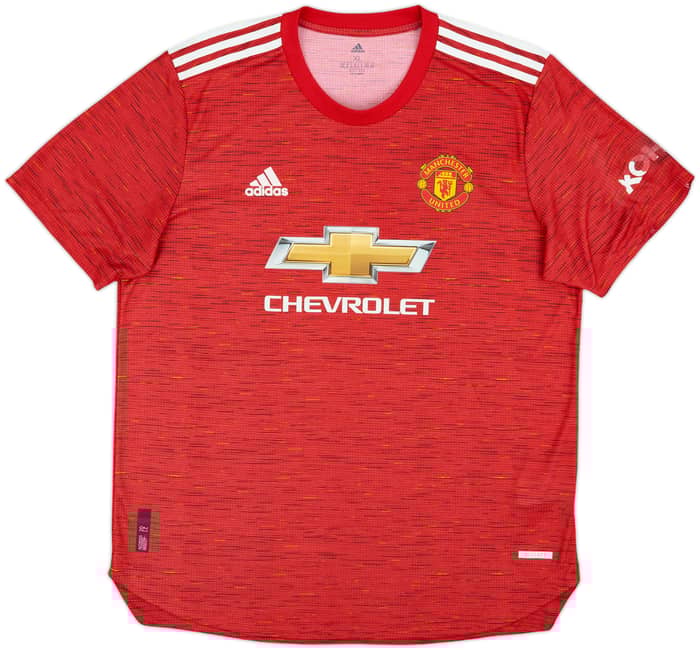 2020-21 Manchester United Authentic Home Shirt B. Fernandes #18 - 9/10 - (XL)