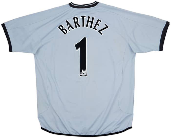 2001-02 Manchester United Centenary GK S/S Shirt Barthez #1 - 8/10 - (XL)