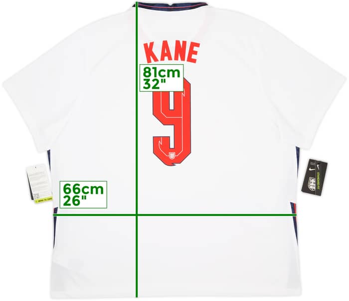 2020-22 England Home Shirt Kane #9 (3XL)
