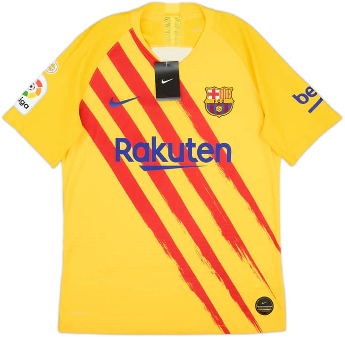 2019-20 Barcelona Authentic 'Senyera' Fourth Shirt Messi #10 (M)