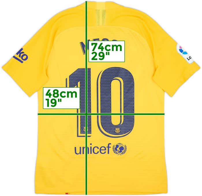 2019-20 Barcelona Authentic 'Senyera' Fourth Shirt Messi #10 (M)