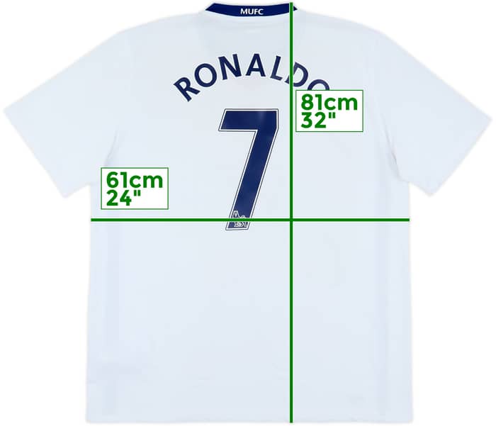 2008-10 Manchester United Away Shirt Ronaldo #7 - 6/10 - (XL)