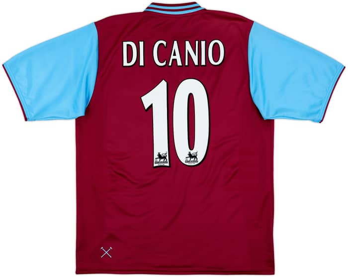 2001-03 West Ham Home Shirt Di Canio #10 - 7/10 - (XL)