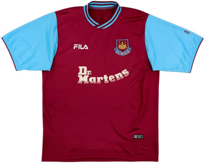2001-03 West Ham Home Shirt Di Canio #10 - 7/10 - (XL)
