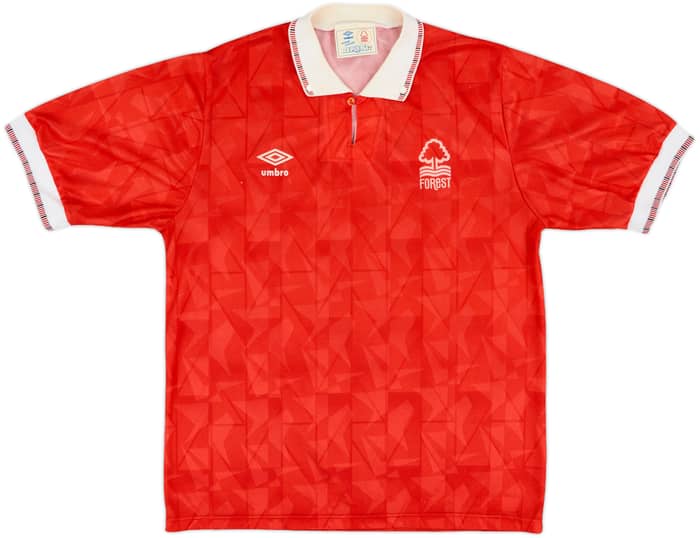 1990-92 Nottingham Forest Home Shirt - 7/10 - (L)