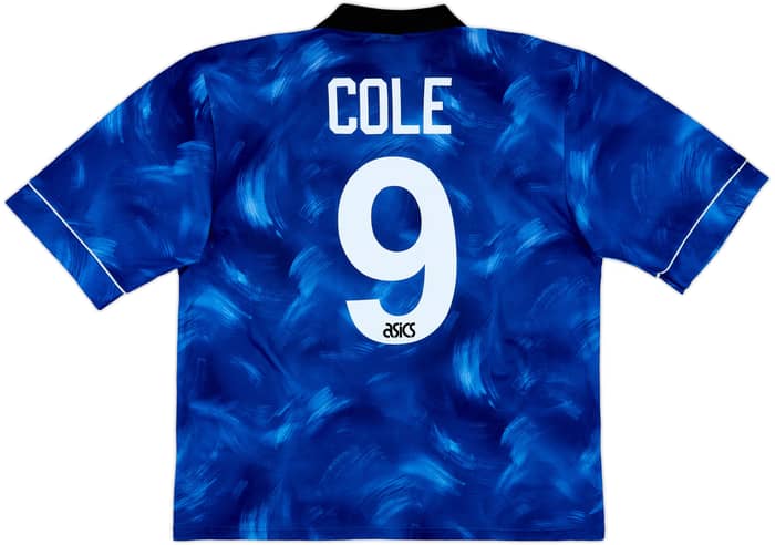 1993-95 Newcastle Away Shirt Cole #9 - 7/10 - (XL)