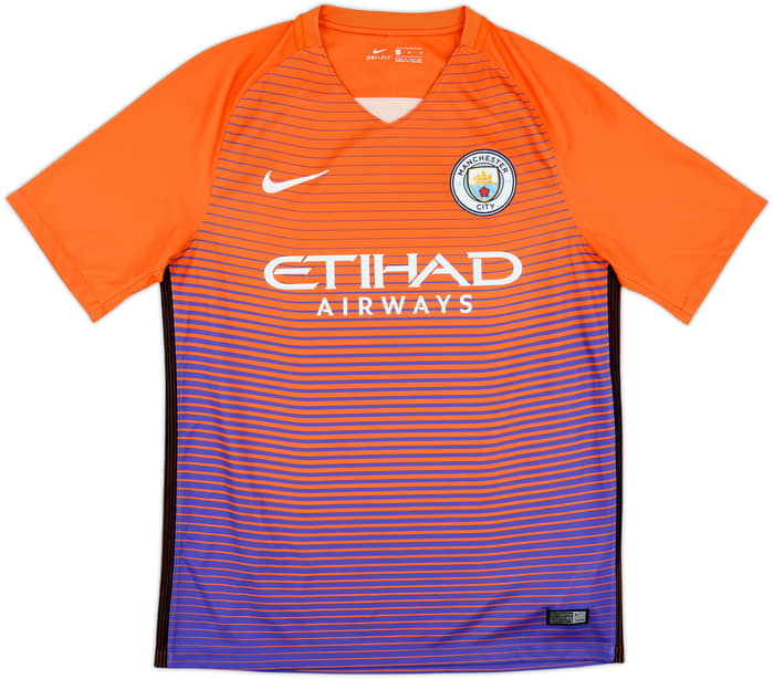 2016-17 Manchester City Third Shirt Kun Aguero #10 - 10/10 - (M)