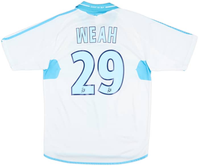 2000-01 Olympique Marseille Home Shirt Weah #29 - 7/10 - (S)