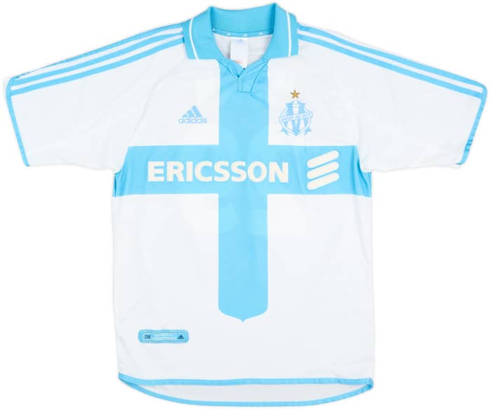 2000-01 Olympique Marseille Home Shirt Weah #29 - 7/10 - (S)