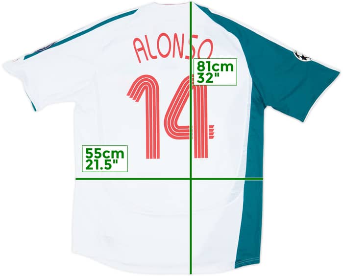 2006-07 Liverpool Third Shirt Alonso #14 - 9/10 - (L)