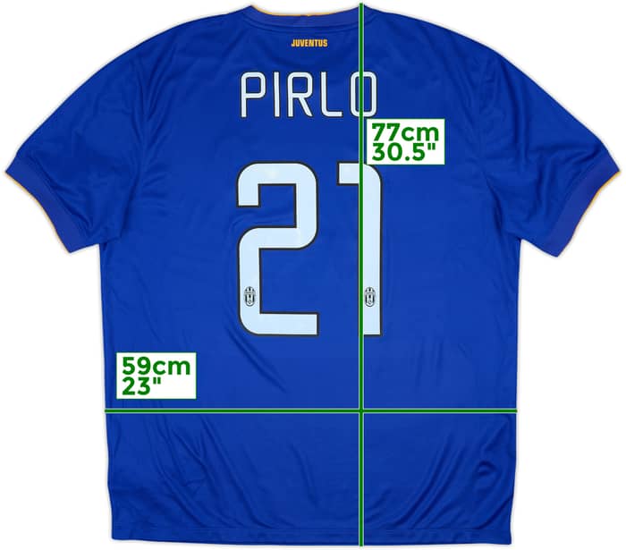 2014-15 Juventus Away Shirt Pirlo #21 - 6/10 - (XL)