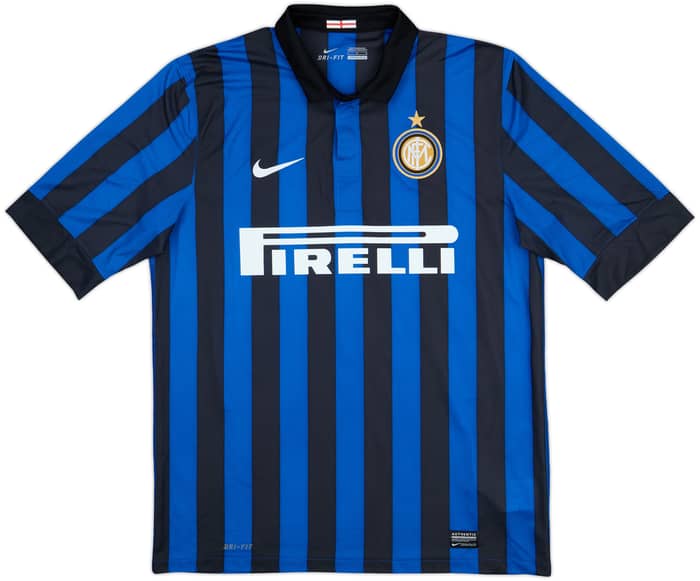 2011-12 Inter Milan Home Shirt Milito #22 - 10/10 - (L)