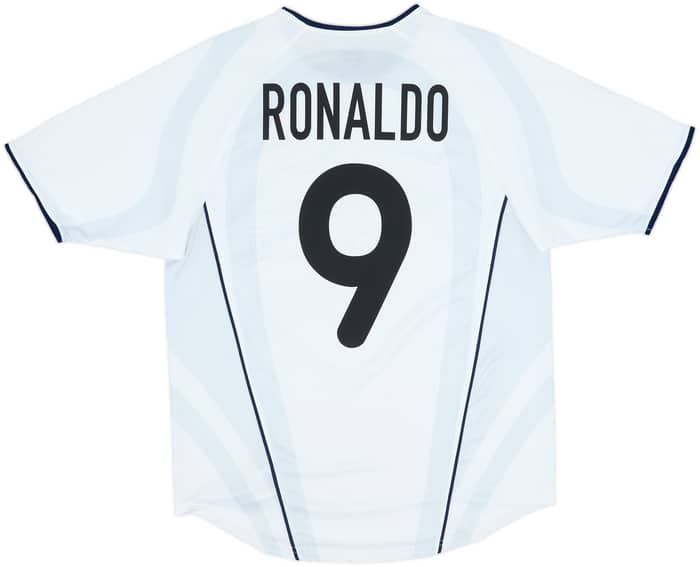 2001-02 Inter Milan Away Shirt Ronaldo #9 - 9/10 - (S)