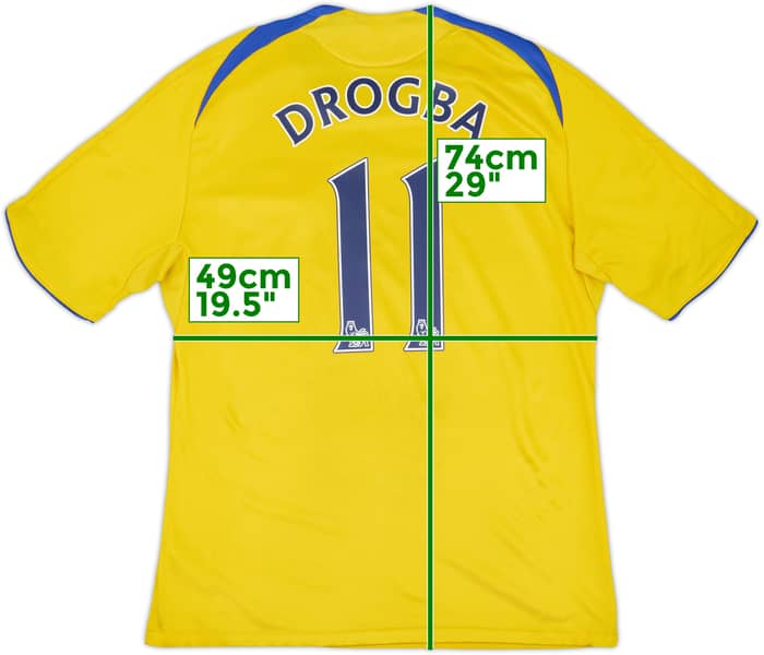 2008-09 Chelsea Third Shirt Drogba #11 - 7/10 - (L)