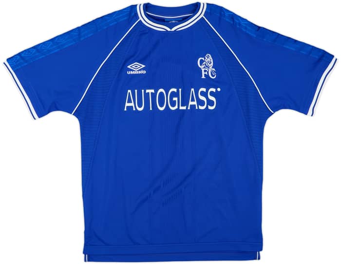1999-01 Chelsea Home Shirt Zola #25 - 6/10 - (L)