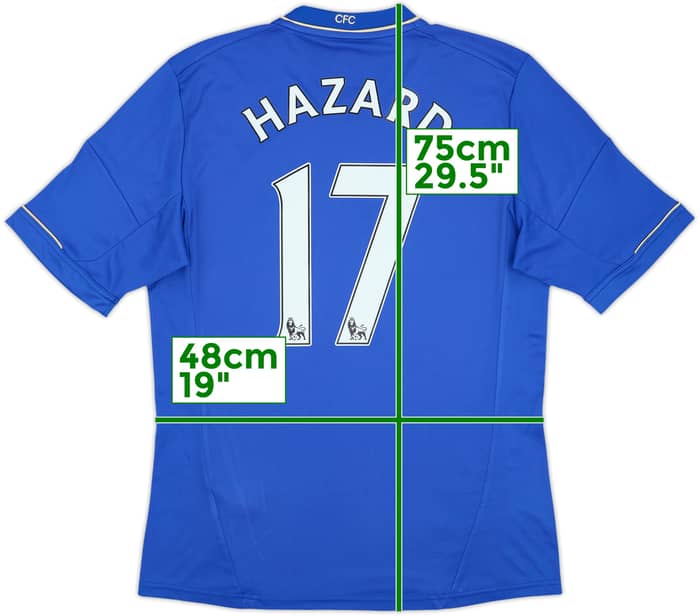 2012-13 Chelsea Home Shirt Hazard #17 - 6/10 - (M)
