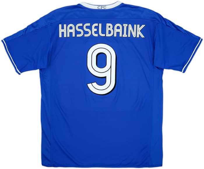 2003-05 Chelsea Home Shirt Hasselbaink #9 - 9/10 - (XL)