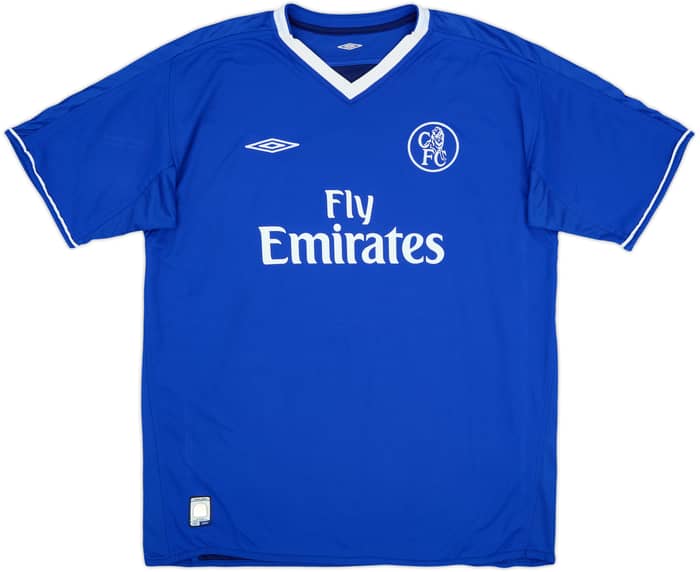 2003-05 Chelsea Home Shirt Hasselbaink #9 - 9/10 - (XL)