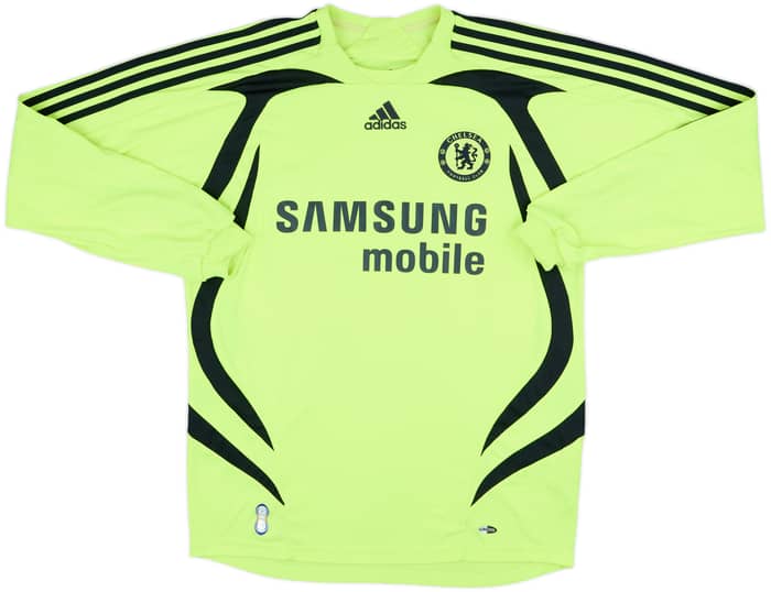 2007-08 Chelsea Away L/S Shirt Drogba #11 - 7/10 - (XL.Boys)