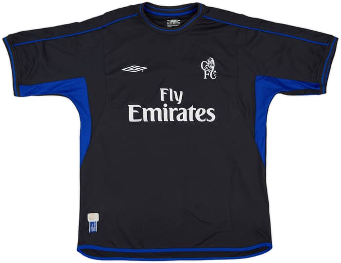 2002-04 Chelsea Away Shirt Zola #25 - 8/10 - (XL)