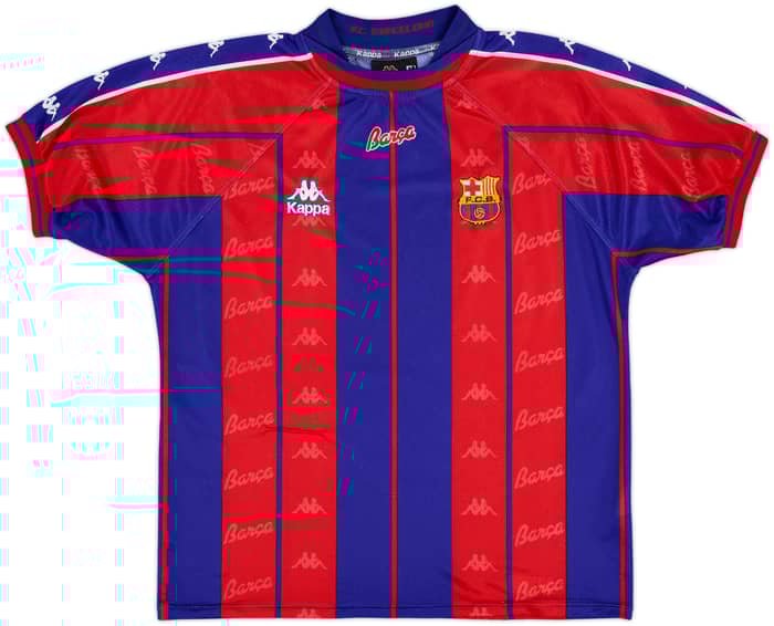 1997-98 Barcelona Home Shirt - 8/10 - (M)