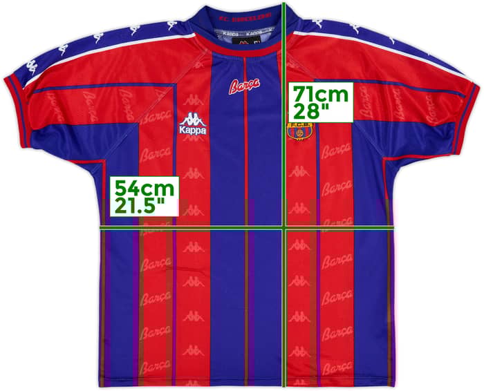 1997-98 Barcelona Home Shirt - 8/10 - (M)
