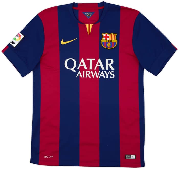 2014-15 Barcelona Home Shirt Messi #10 - 8/10 - (M)