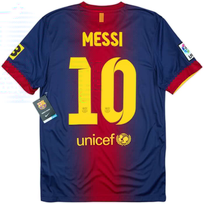 2012-13 Barcelona Home Shirt Messi #10 (S)