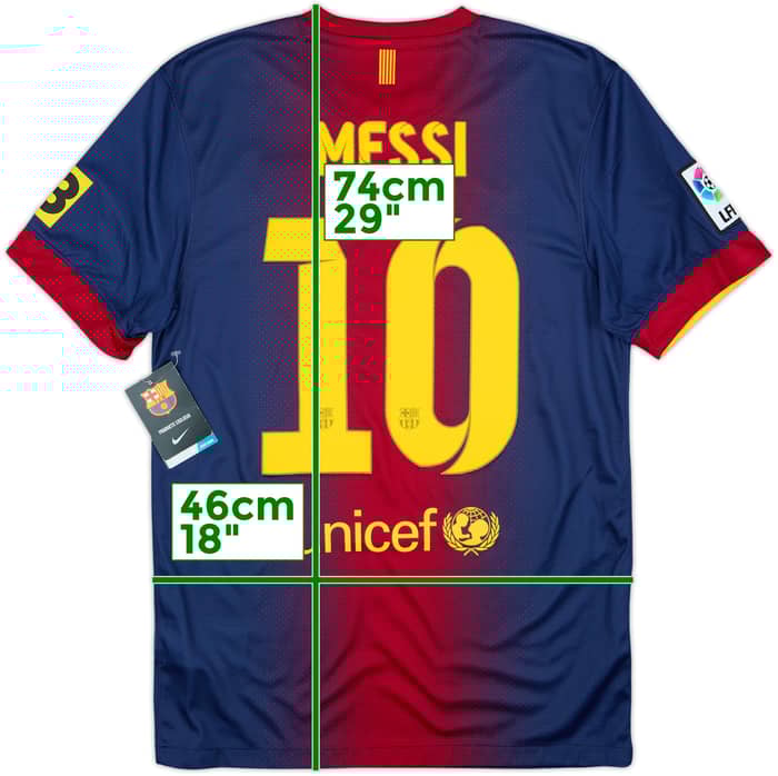 2012-13 Barcelona Home Shirt Messi #10 (S)