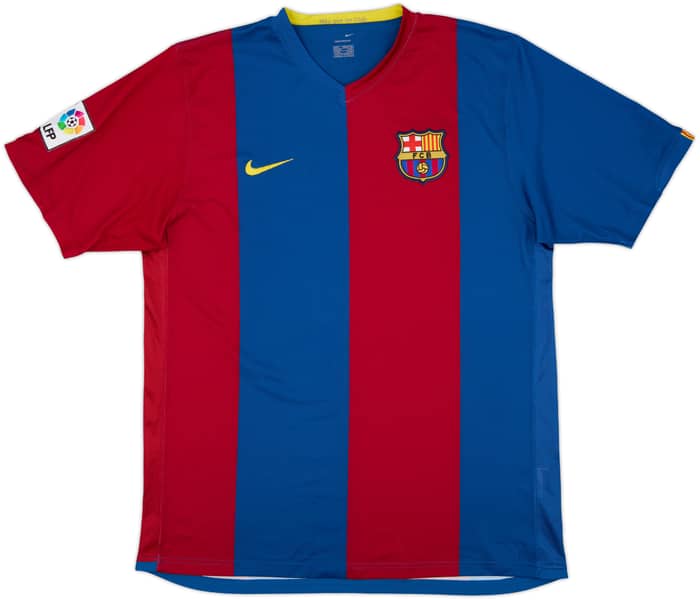 2006-07 Barcelona Home Shirt Ronaldinho #10 - 8/10 - (L)