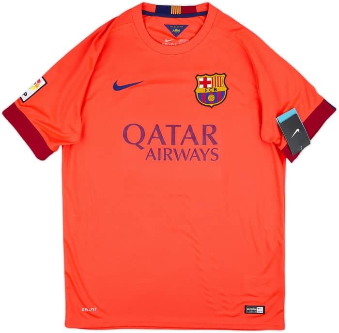 2014-15 Barcelona Away Shirt Messi #10 (L)