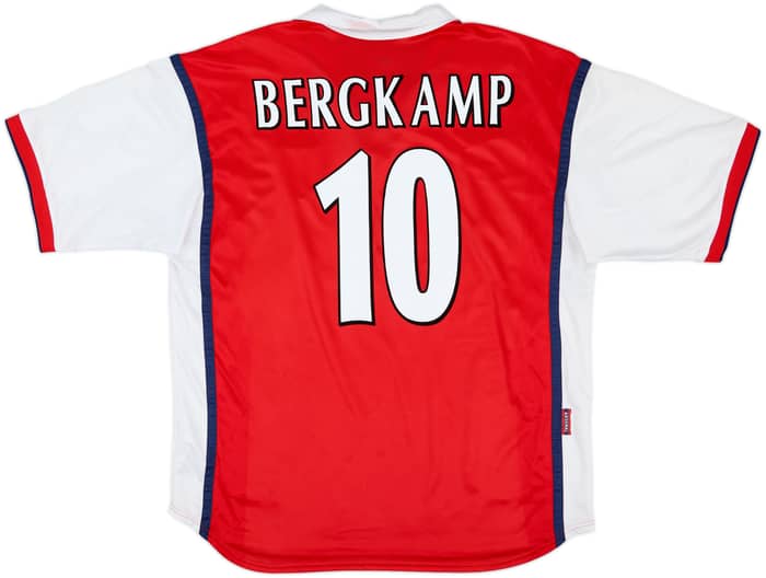 1998-99 Arsenal Home Shirt Bergkamp #10 - 8/10 - (XL)