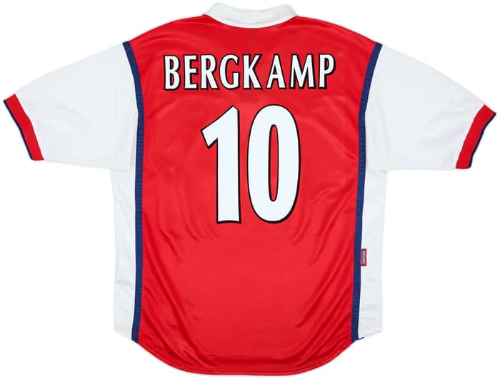 1998-99 Arsenal Home Shirt Bergkamp #10 - 8/10 - (L)