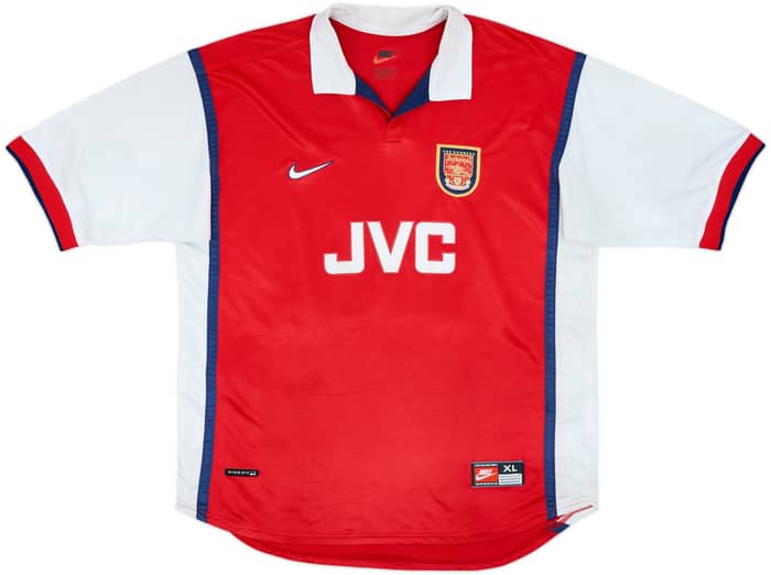 1998-99 Arsenal Home Shirt Bergkamp #10 - 6/10 - (XL)