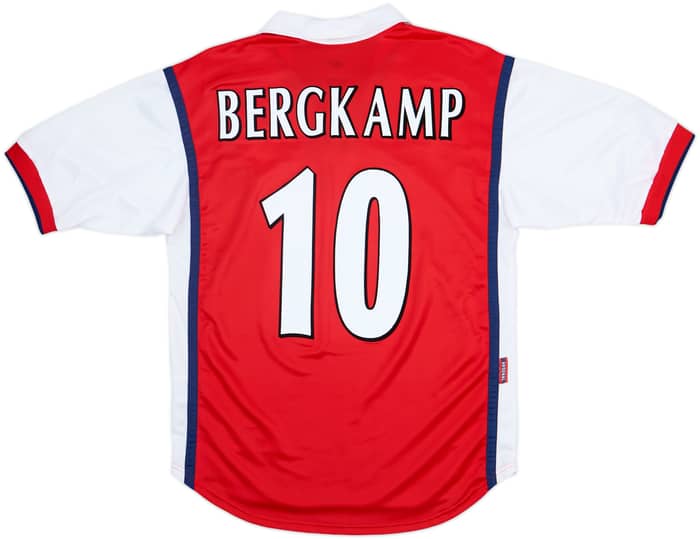 1998-99 Arsenal Home Shirt Bergkamp #10 - 10/10 - (S)