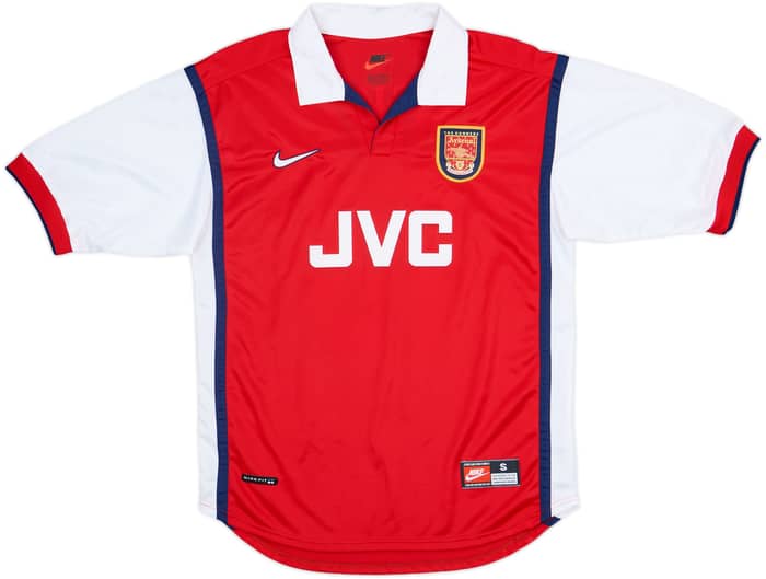 1998-99 Arsenal Home Shirt Bergkamp #10 - 10/10 - (S)