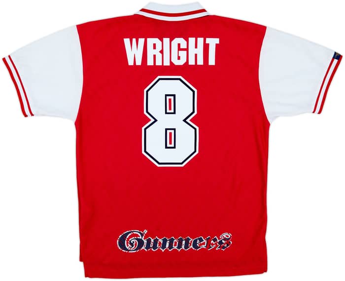 1996-98 Arsenal Home Shirt Wright #8 - 8/10 - (L)