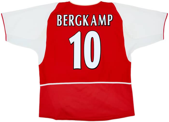 2002-04 Arsenal Home Shirt Bergkamp #10 - 7/10 - (XL)