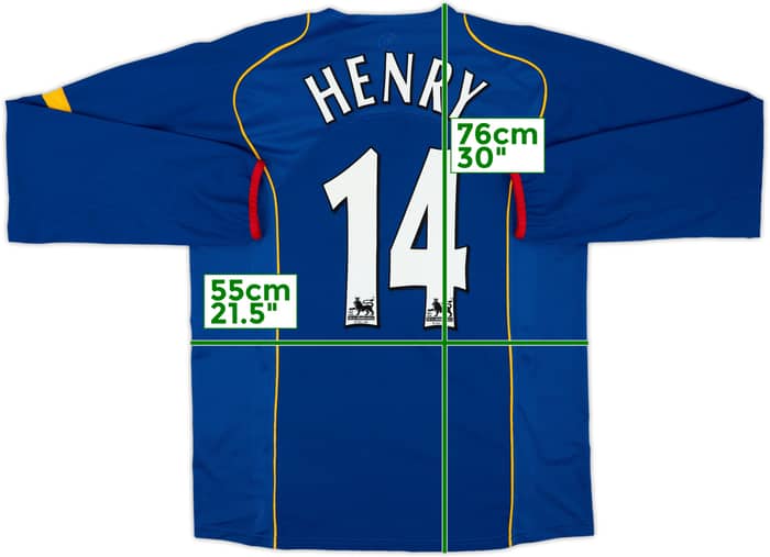 2004-06 Arsenal Away L/S Shirt - 8/10 - (L)